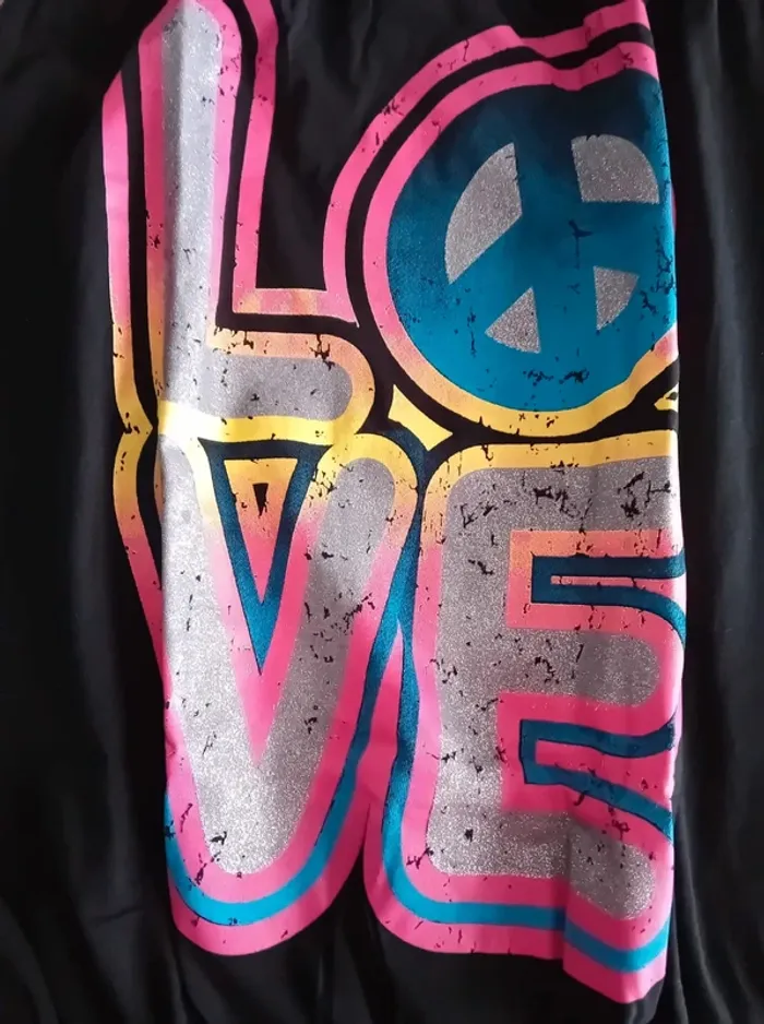 Tunique dos nu t-shirt noir taille M 38/40 - photo numéro 3