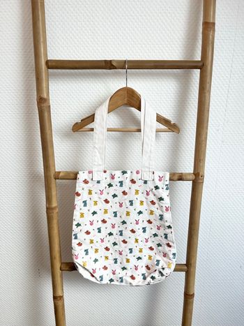 Totebag avec motifs lapin Monoprix 🌸