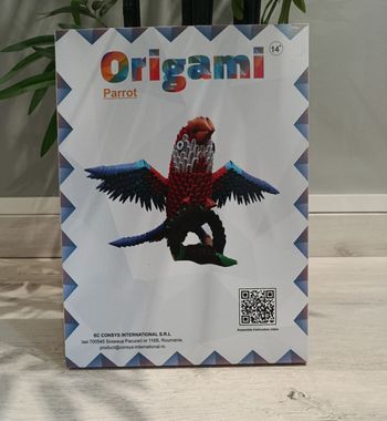 Origami perroquet