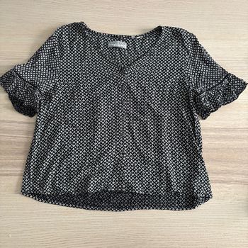 Blouse Superdry • noir & blanc • 36 🌿