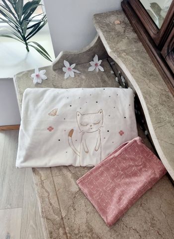 Housse couette + coussin 100x140cm