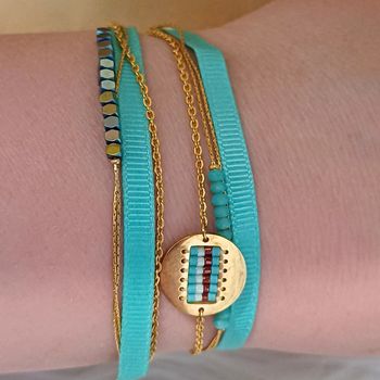 Bracelet ikita en acier inoxydable