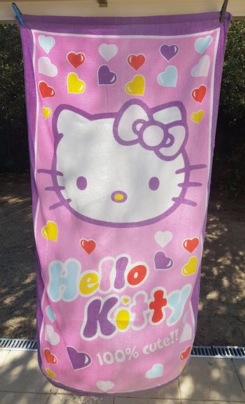 Serviette de bain/plage Hello Kitty