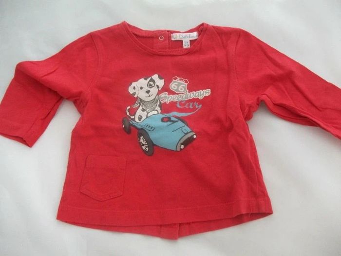 Tee-shirt ML bébé 12 mois "Kitchoun"