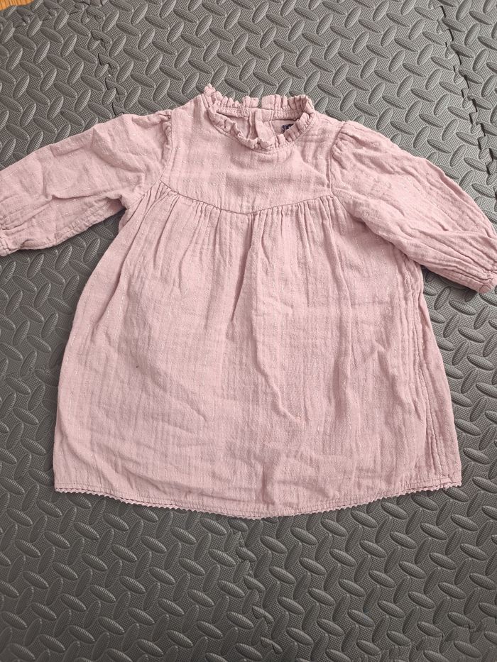 Robe rose 12 mois