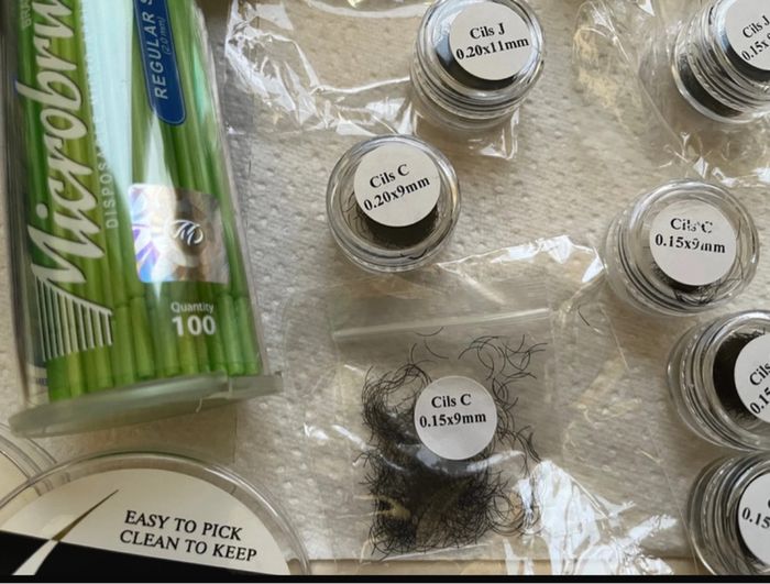 Lot pour extension de cils - photo numéro 6