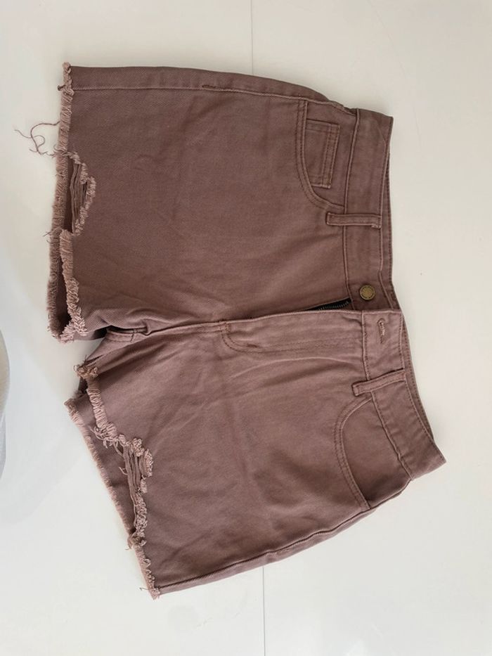 Short en jeans