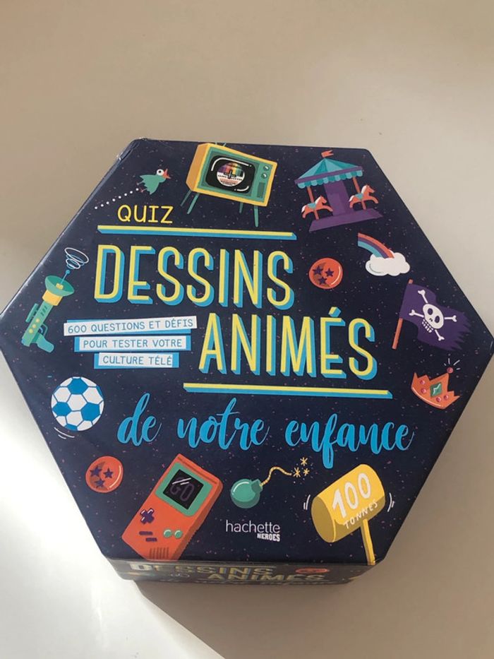 Jeu de société quizz dessins animés de notre enfance