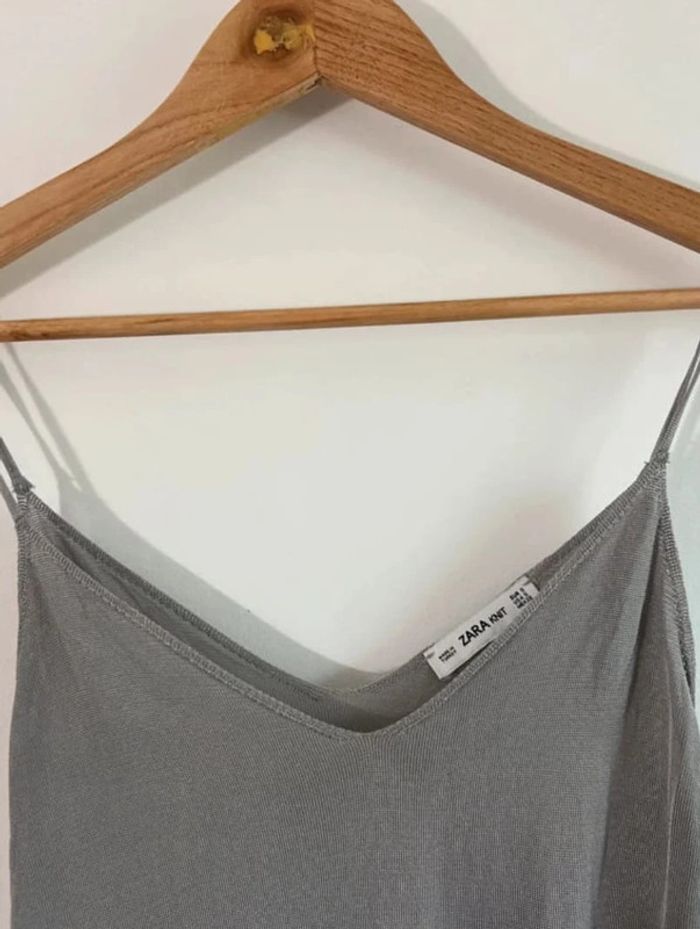 Débardeur gris Zara - photo numéro 4