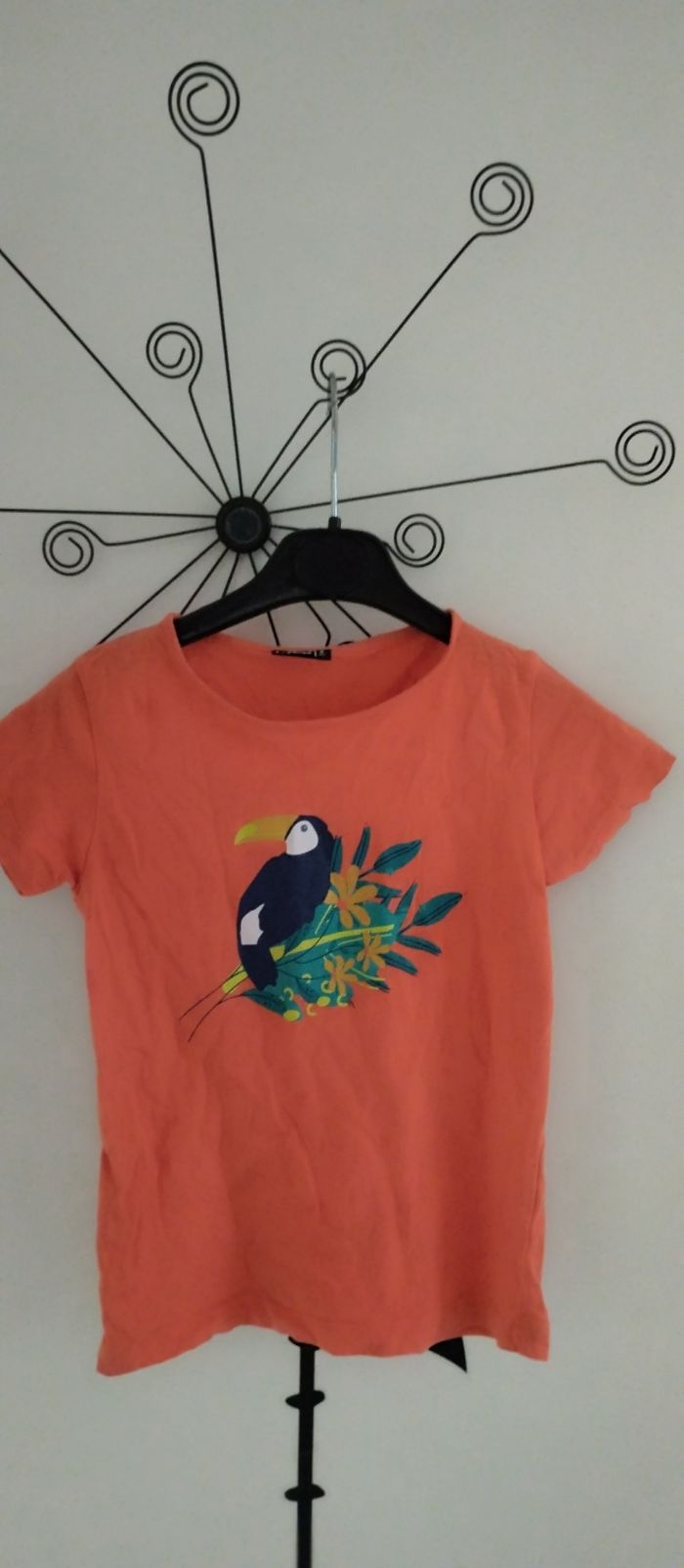 Tee-shirt manches courtes orange Influx taille 8 ans