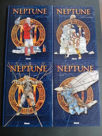 Lot de 4 bd le neptune 1 à 4,EO, ex libris tome 1(série complète)