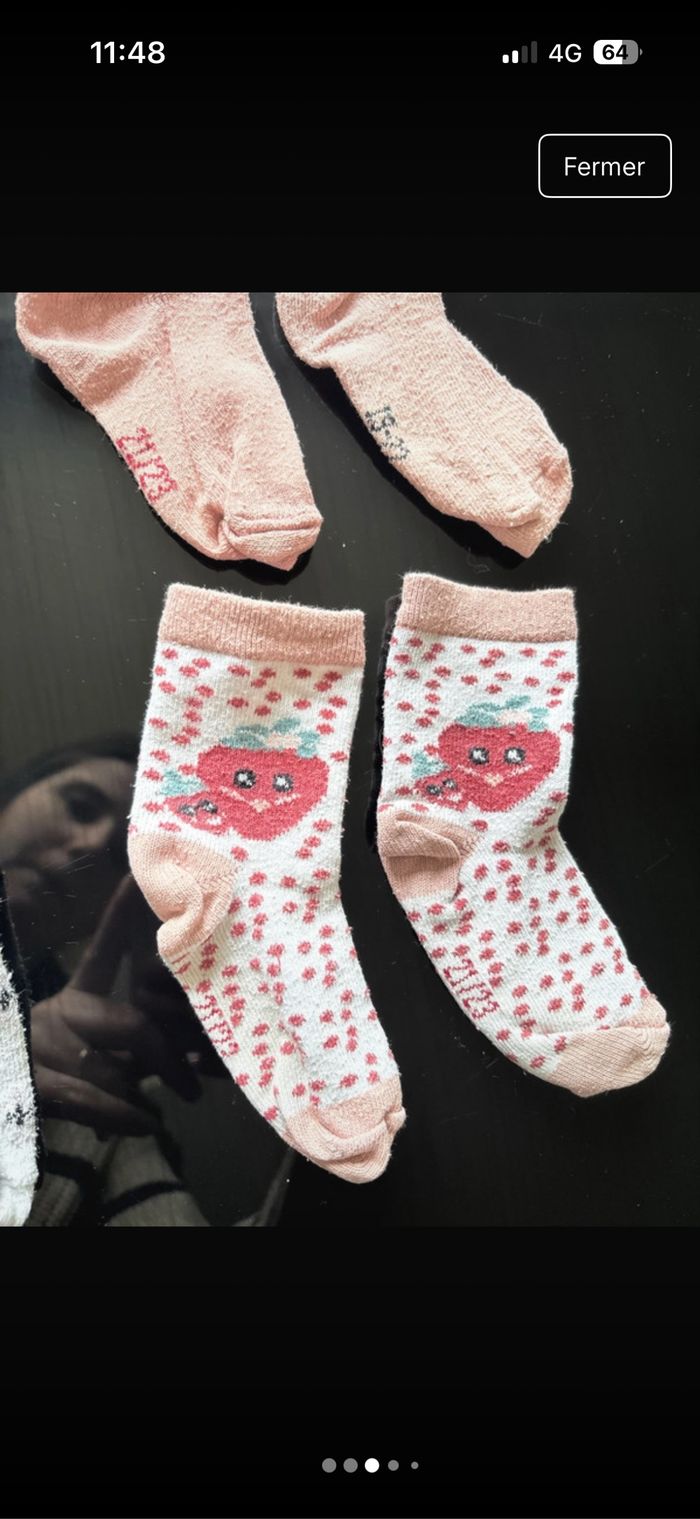 Chaussures et chaussettes taille 21/23 C&A - photo numéro 3