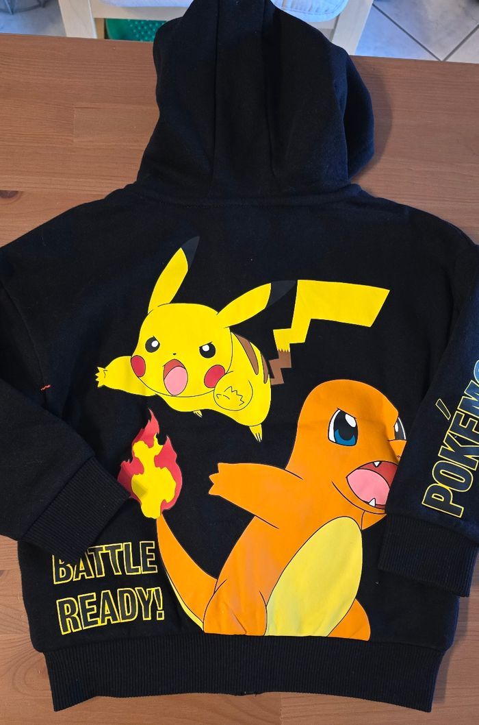 (Neufs non portés) 🥰💙💙 superbes sweats molleton pokemon 4ans Garçon 🥰💙💙 - photo numéro 5