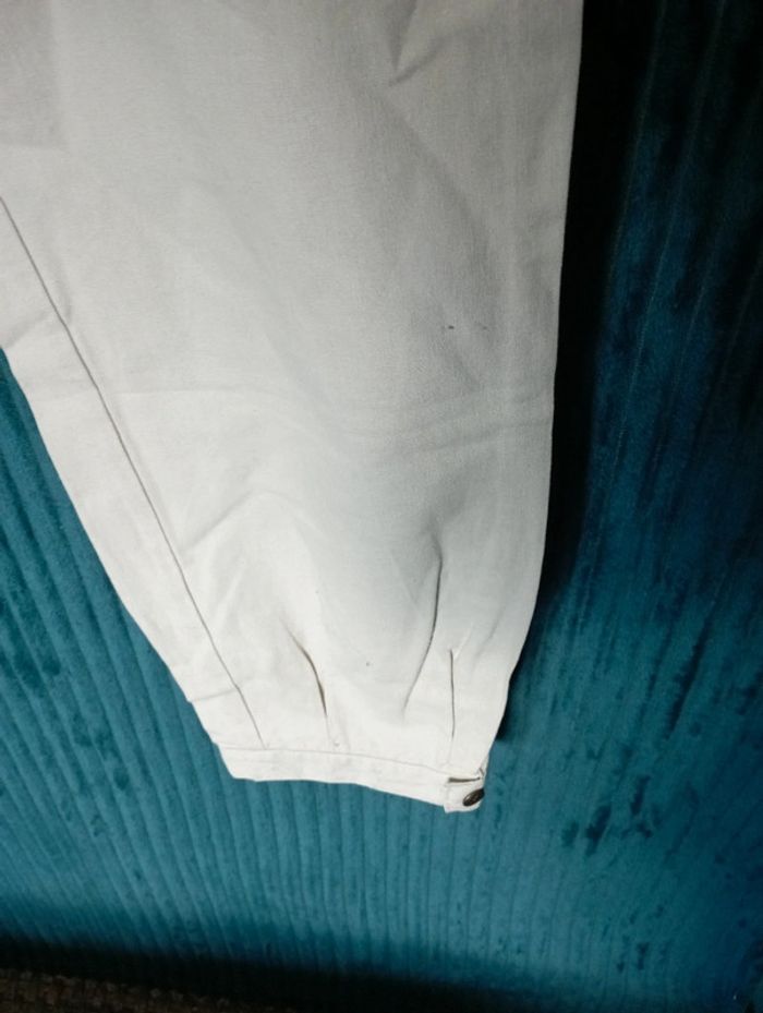 Pantalon en coton écru - photo numéro 4