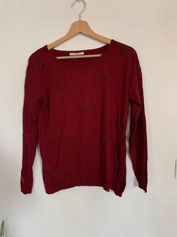 Petit pull Bordeaux