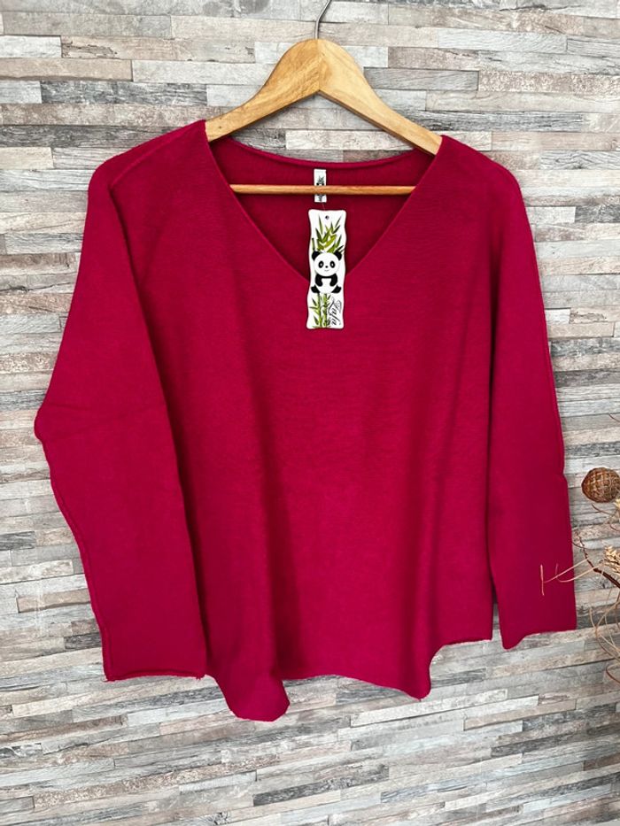 Pull rose fuchsia - photo numéro 2
