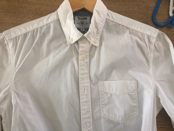 Chemise blanche manches longues Jules