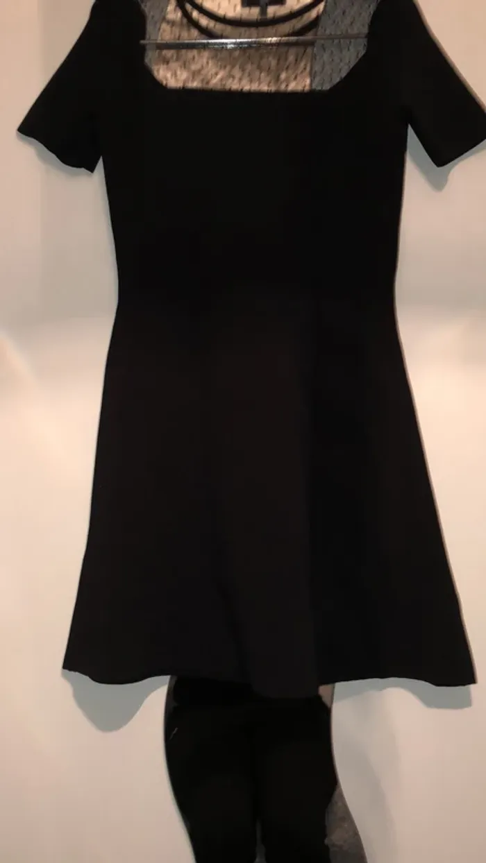 Robe morgan noir voile en haut - photo numéro 3