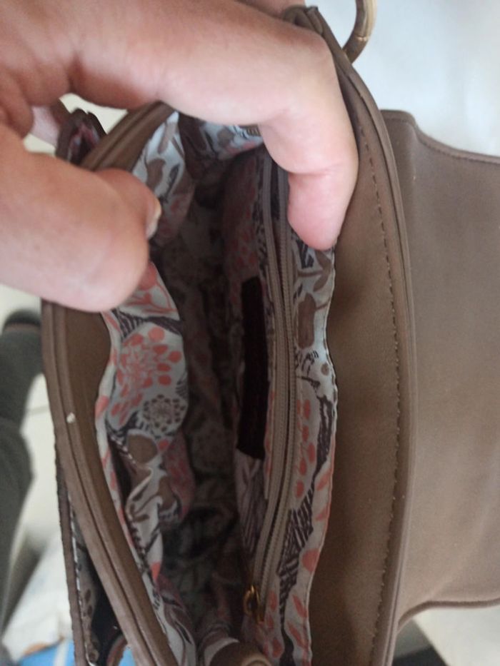 Petit sac bandoulière marron - photo numéro 4
