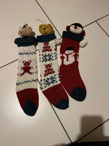 Chaussette noel vintage