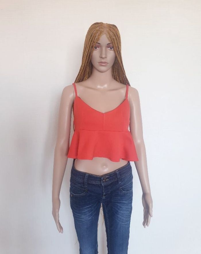 Magnifique crop top volanté