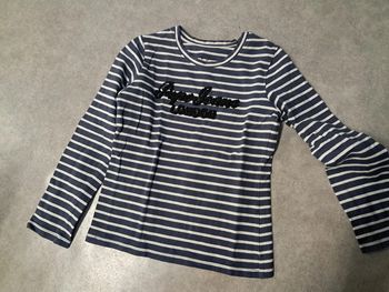 haut tee shirt manches longues fille 8 ans pepe jeans