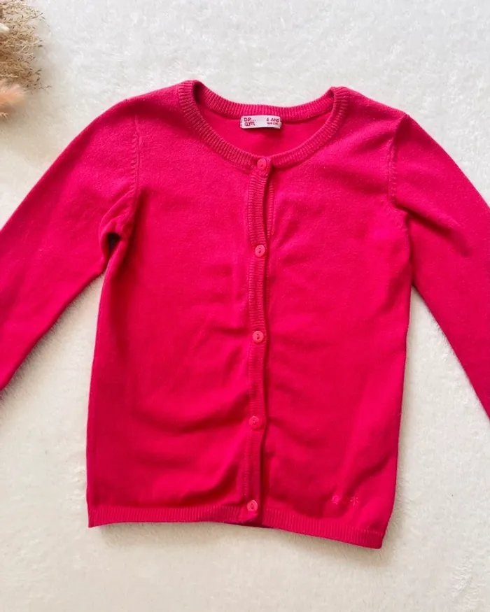 Gilet rose / framboise 4 ans - Du pareil au même - photo numéro 2
