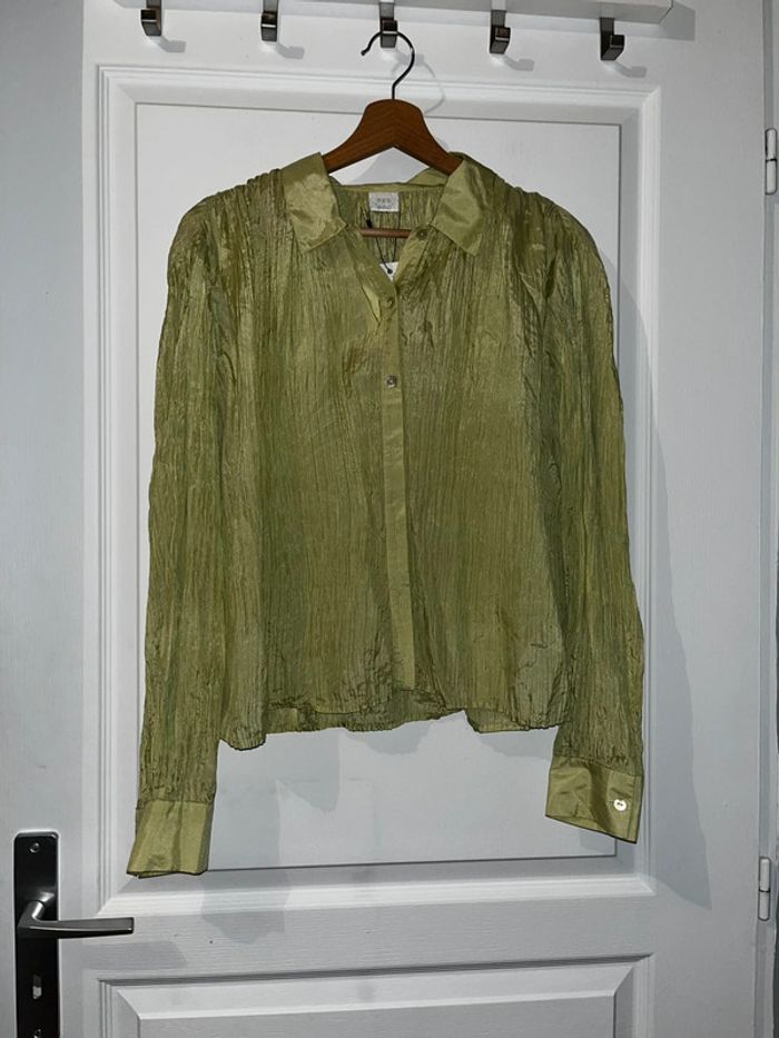 Chemise verte, taille L