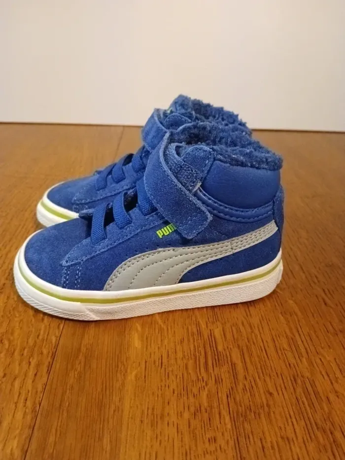 👟 Baskets Puma bleues – Pointure 21 – Très bon état - photo numéro 2