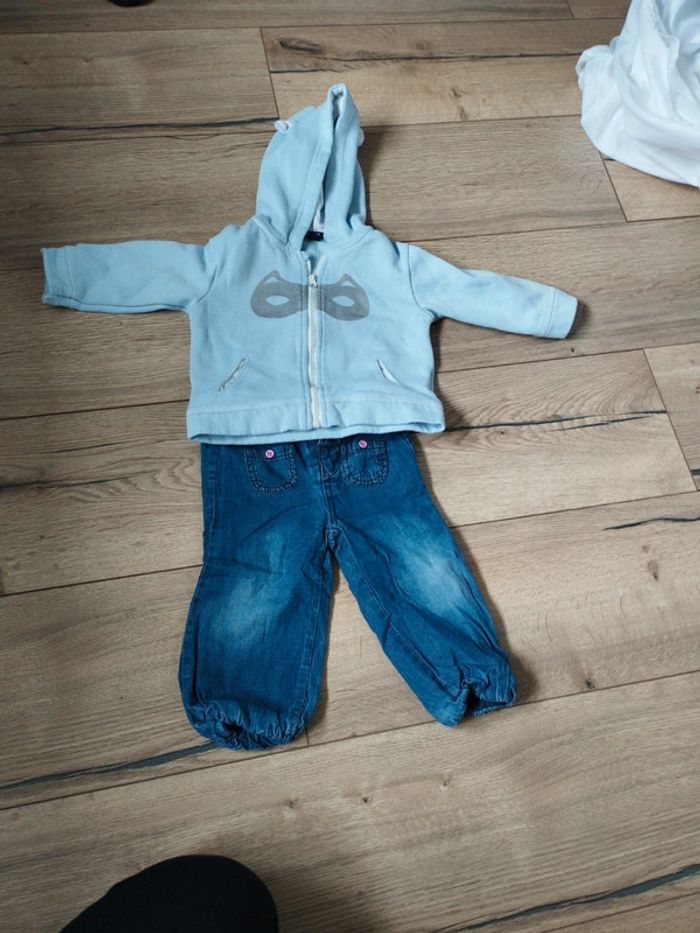 Ensemble pantalon sweat 12 mois fille