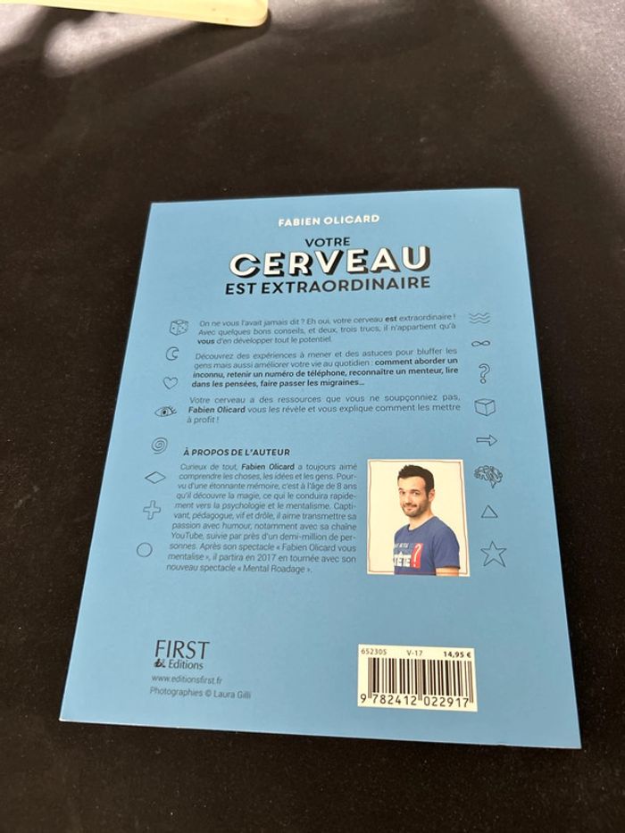 Livre Votre cerveau est extraordinaire Fabien Olicard - photo numéro 2