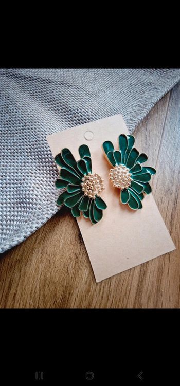 Magnifique boucles d'oreilles acier inoxydable neuve