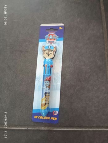 Stylo 10 couleurs Chase pat patrouille