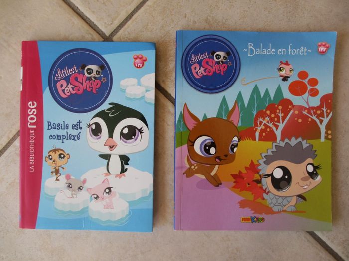 Lot de 2 livres enfant Littlest Petshop