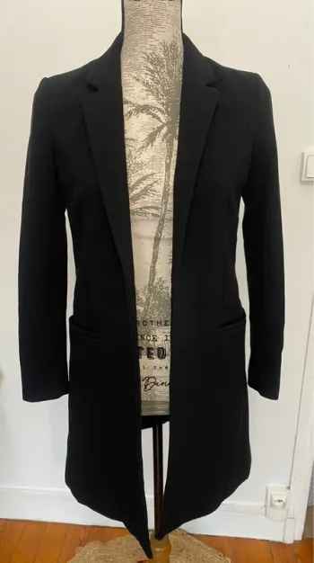 Veste longue Mango