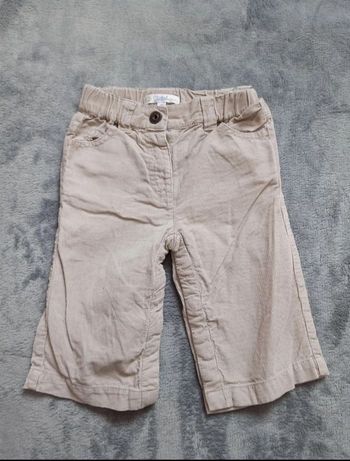 Pantalon léger 6 mois côtelé