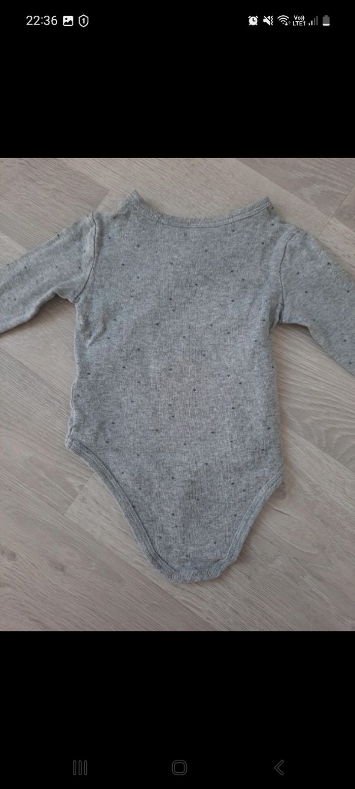 Lot 3 bodies manches longues 3 mois - photo numéro 8