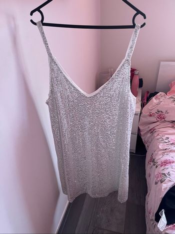 robe sequin Shein L