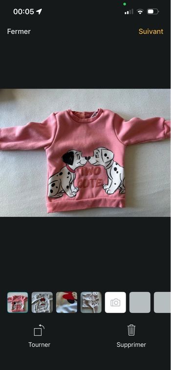 Pulls bébé fille -12 mois