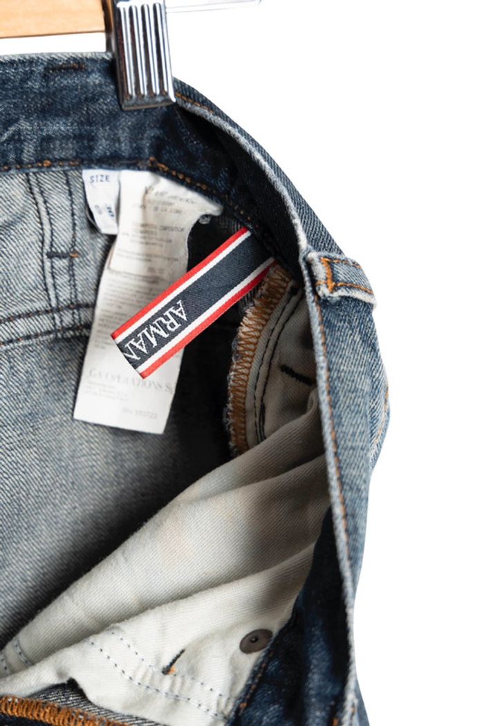 Jean bleu coupe droite Armani Jeans – Taille 40 - photo numéro 12