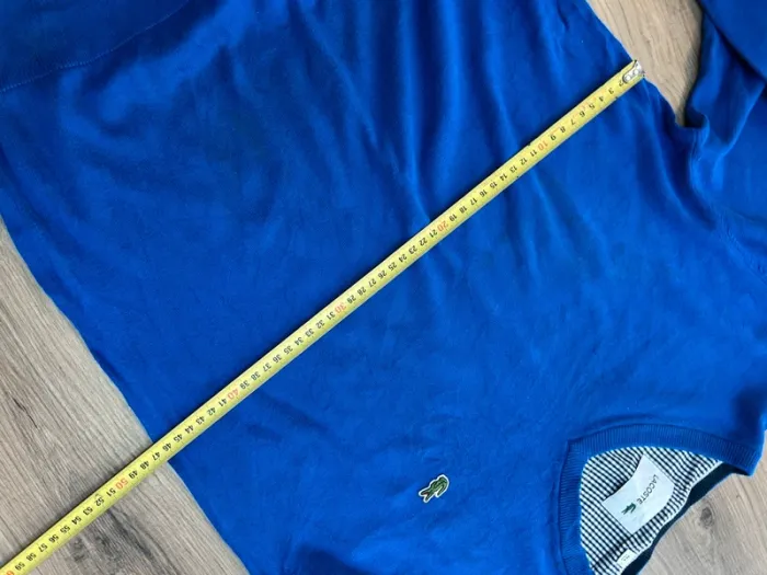 Pull homme Lacoste bleu taille M Fr4 polo manche longue homme sweat homme Lacoste - photo numéro 7