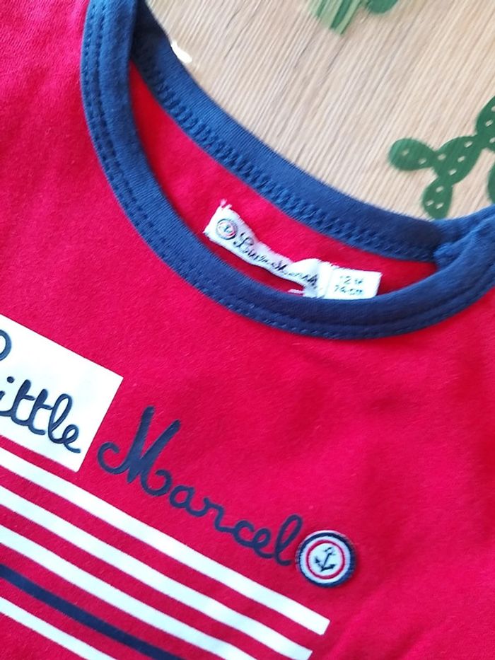 Tee-shirt. Neuf little marcel 12 mois - photo numéro 4