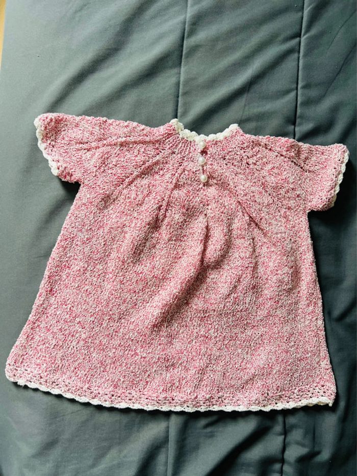 Robe 12 mois en crochet