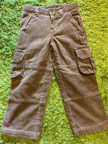 Pantalon marron velours cotele decathlon