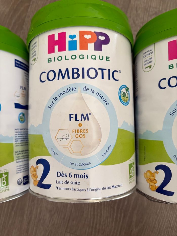 Lot 3 lait Hipp bio combiotic - photo numéro 1