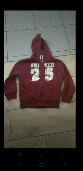 Veste de sweat moltonée 8 ans