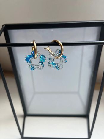 Boucles d’oreilles, fleurs