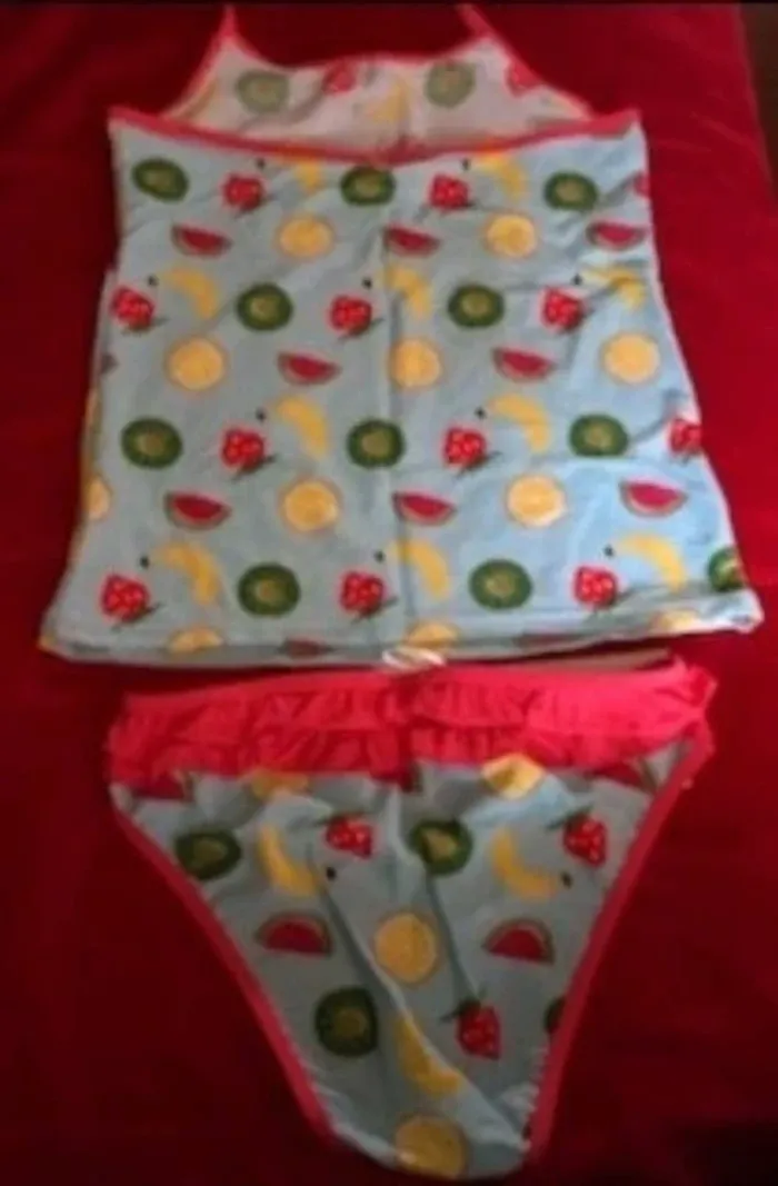 Maillot de bain 👙 : tankini +1 culotte T14 ans