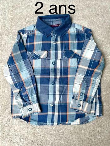 Chemise manche longue 2 ans