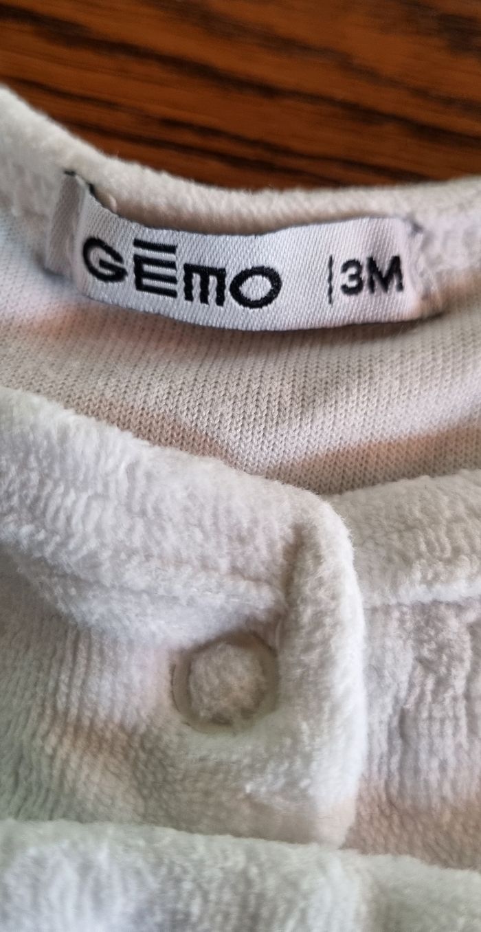 Pyjama gémo 3 mois - photo numéro 2